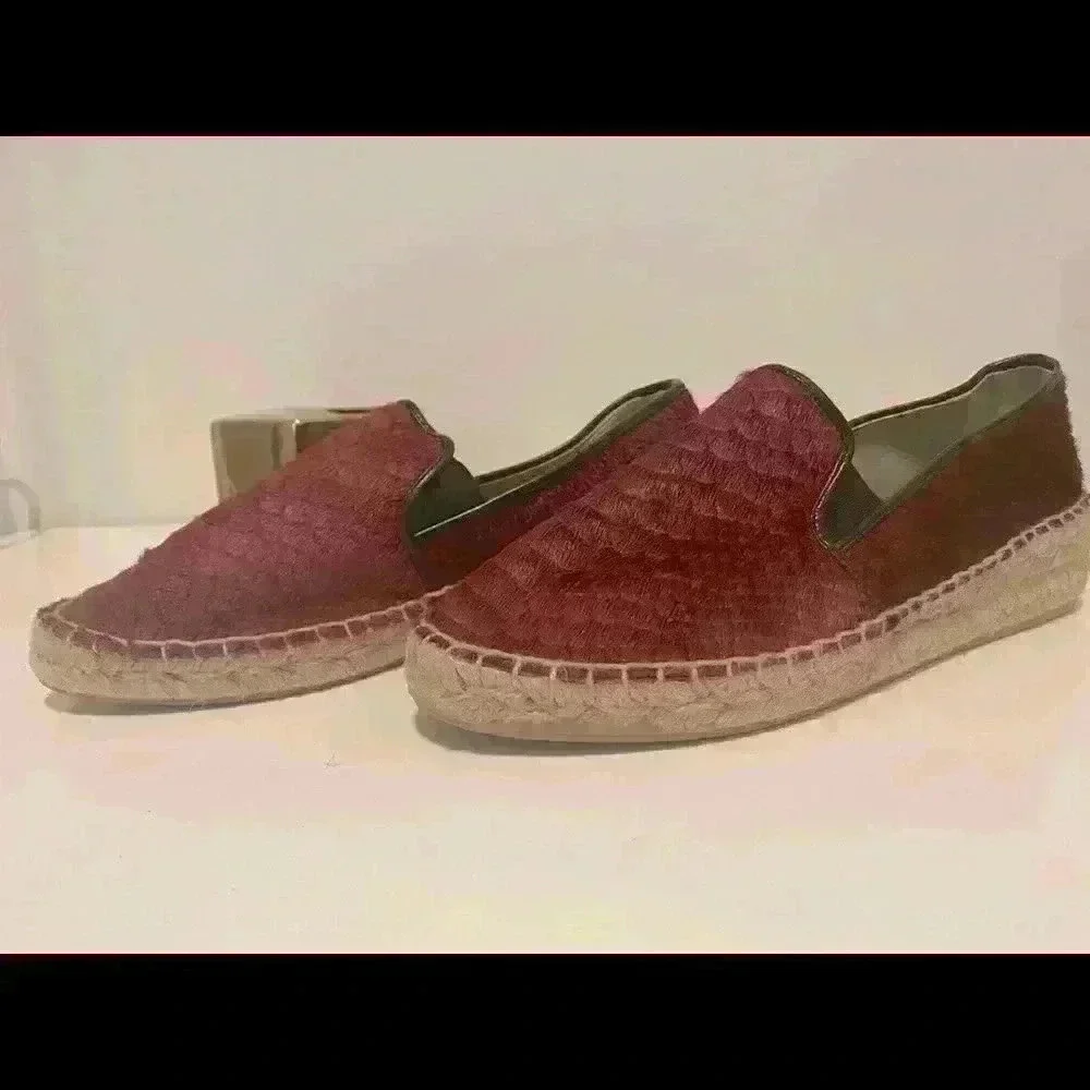 Zara size 7.5 espadrille. Worn once! Snake skin